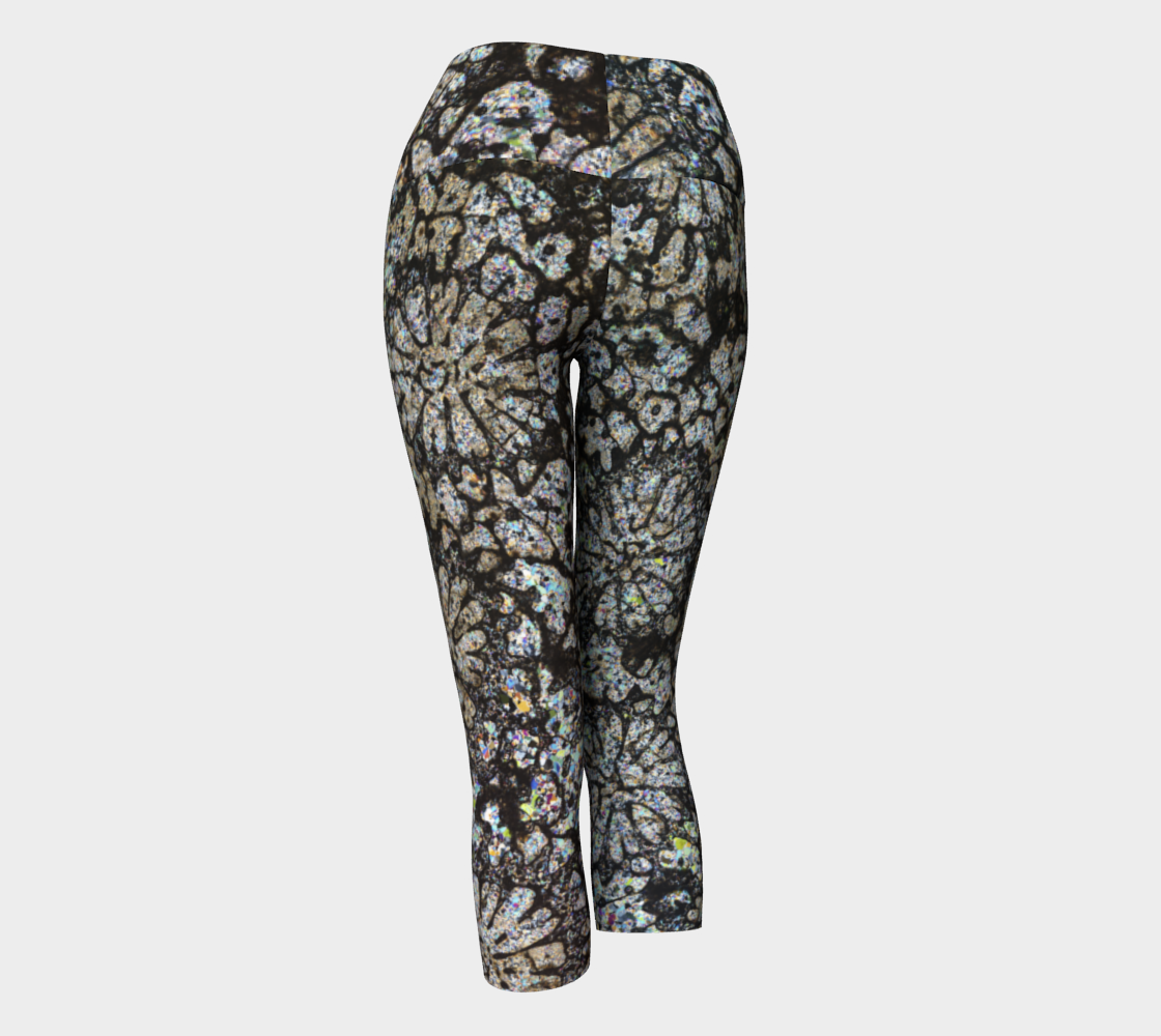 Fossil Coral yoga capris