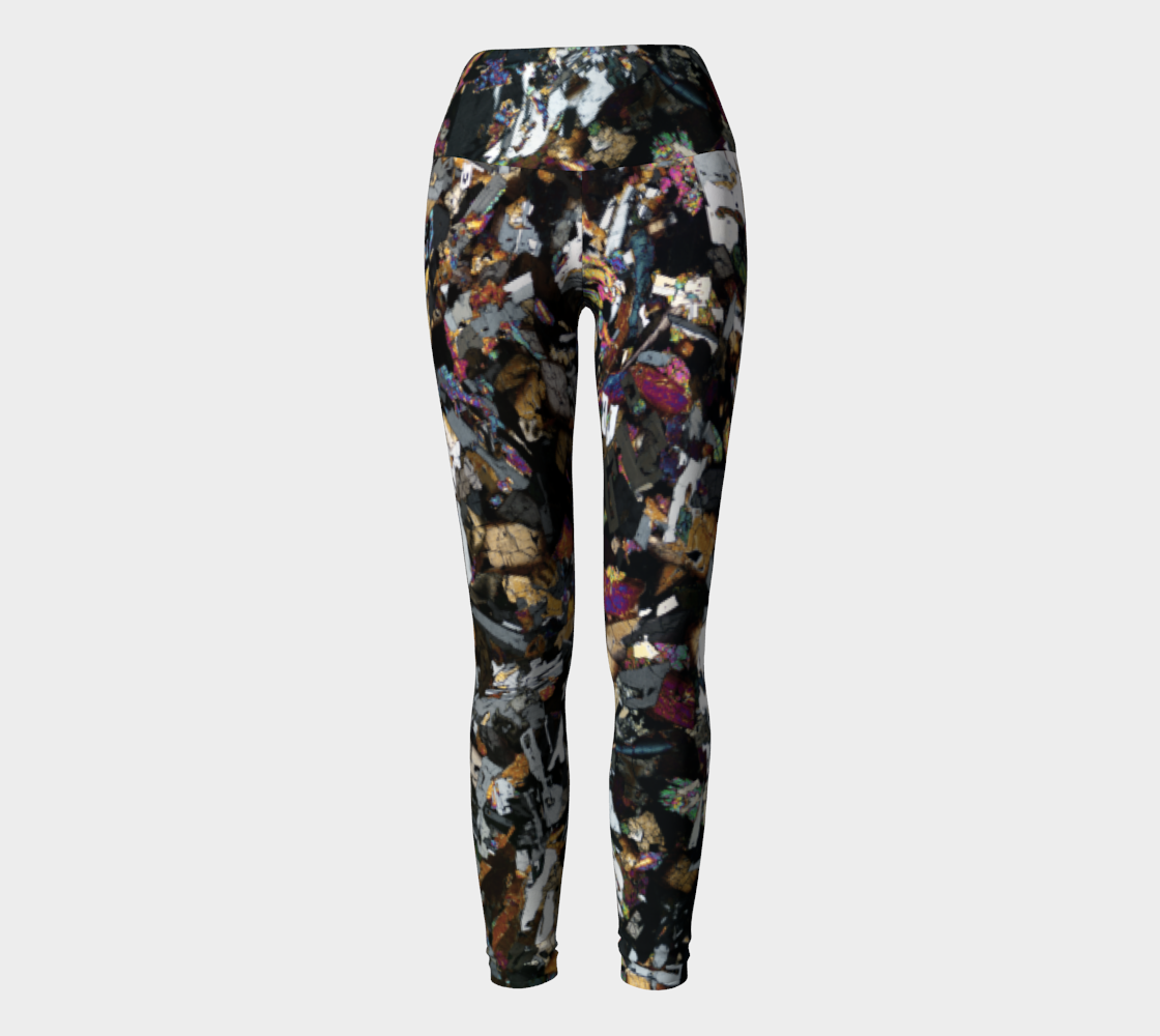 D'Orbigny Angrite Achondrite Meteorite yoga leggings