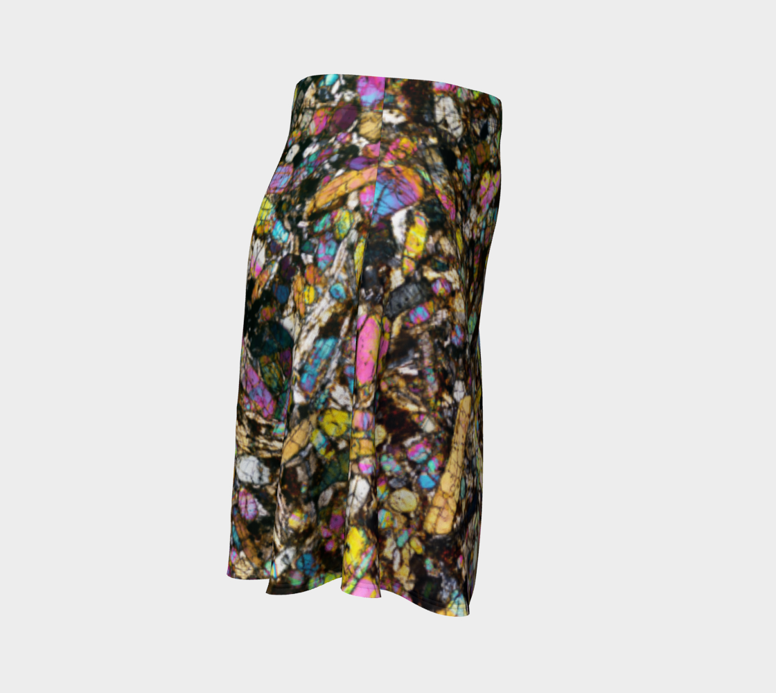 NWA 10153 Martian Nakhlite Meteorite flare skirt