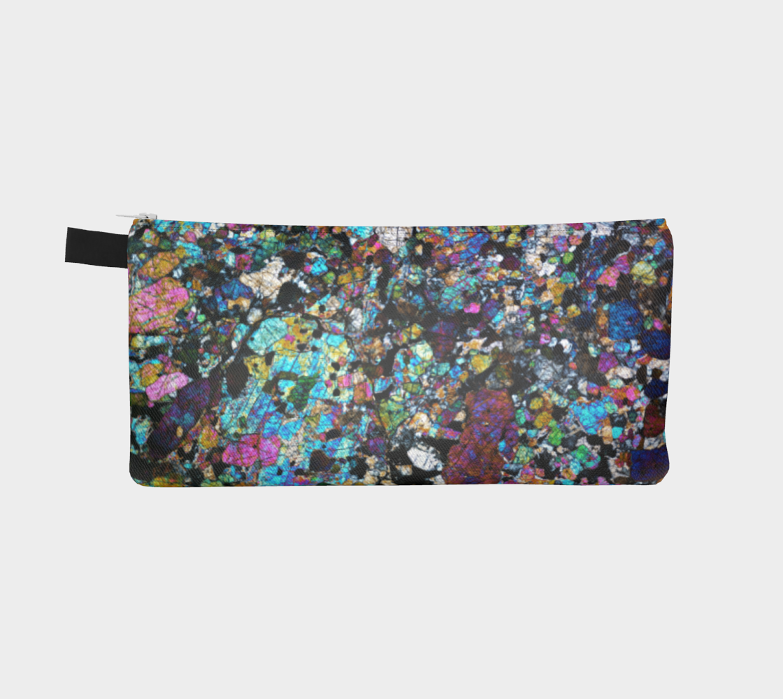 NWA 6950 Lunar Gabbro Meteorite pencil case