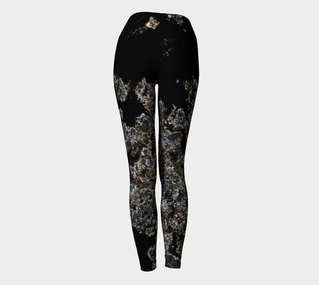 Allende Carbonaceous Chondrite Meteorite CAI yoga leggings