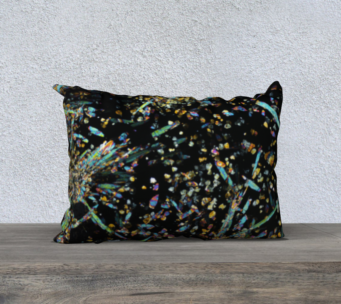 Tourmaline Breccia Pipe (Soledad project, Peru) 20"x14" pillow case