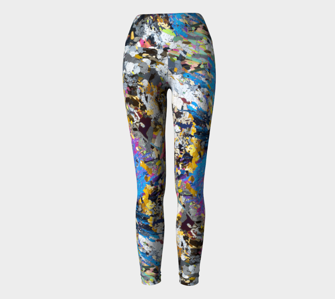 Sillimanite+Phlogopite Metapelite (Oygarden Group-Antarctica) yoga leggings