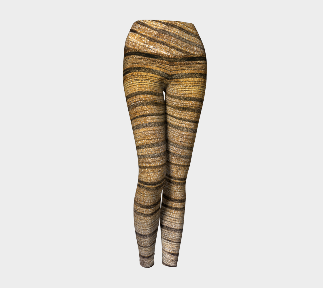 Petrified Wood 'Madera' yoga leggings