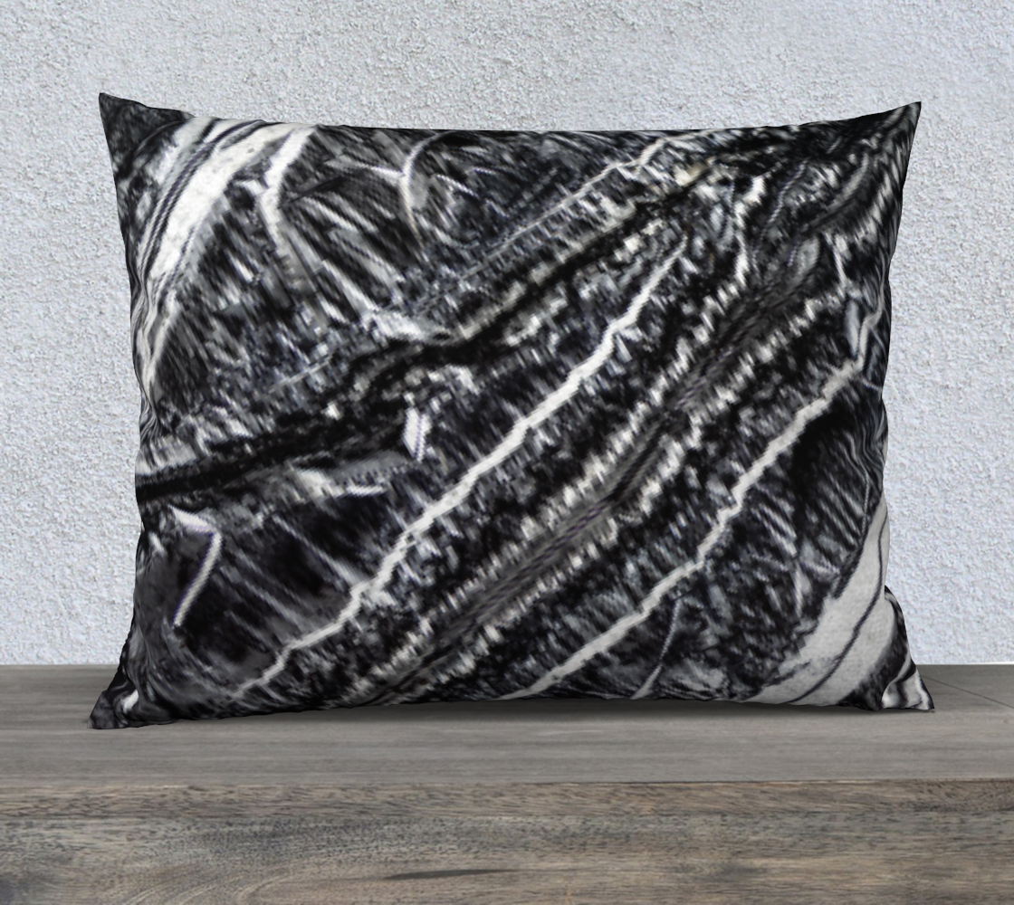 Serpentine from Sloan Kimberlite 'Fierce' 26"x20" pillow case