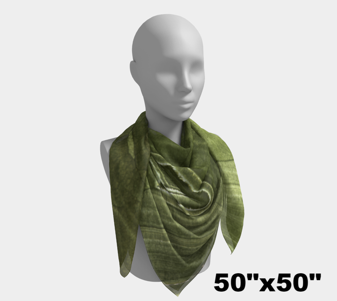 Malachite ‘Verde’ (Bisbee, AZ) square scarf