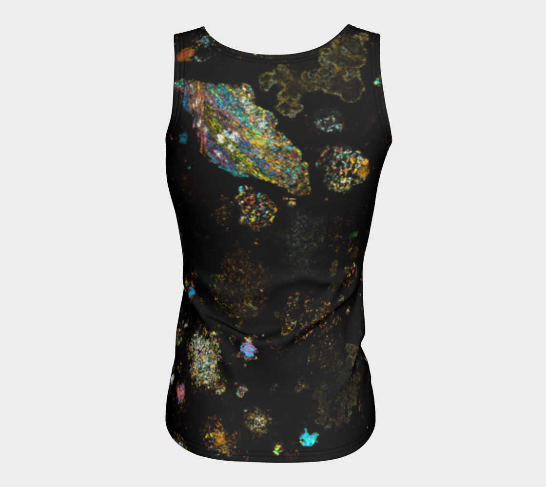 NWA 3118 Carbonaceous Chondrite Meteorite fitted tank top