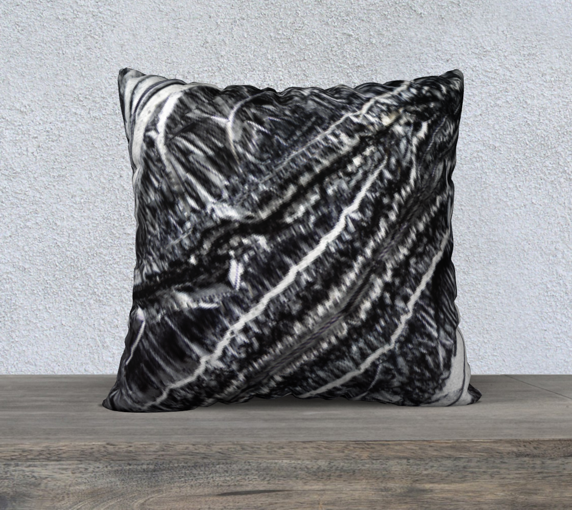 Serpentine from Sloan Kimberlite 'Fierce' 22"x22" pillow case