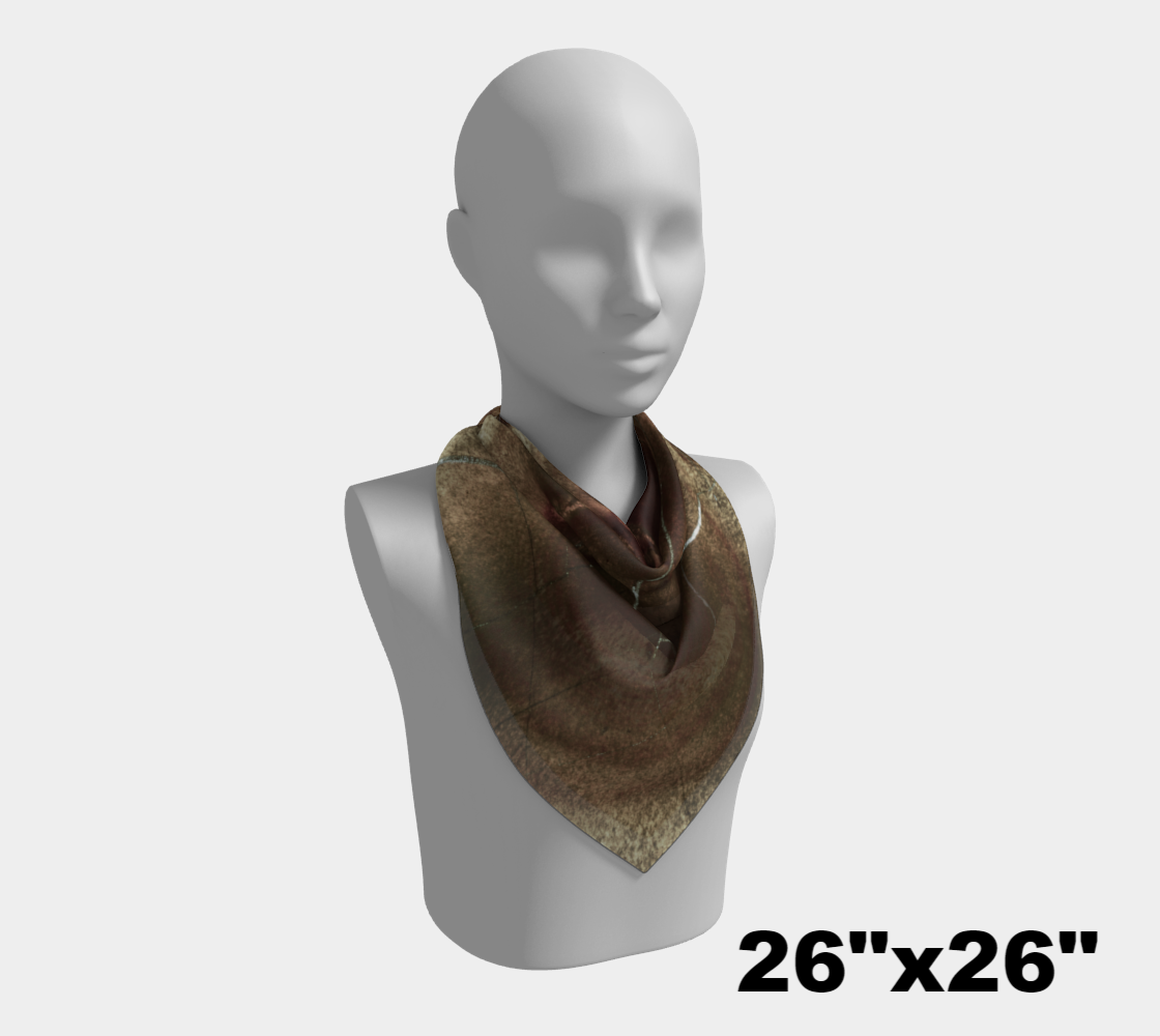 Bird's Eye Rhyolite 'Amazon Warrior' square scarf