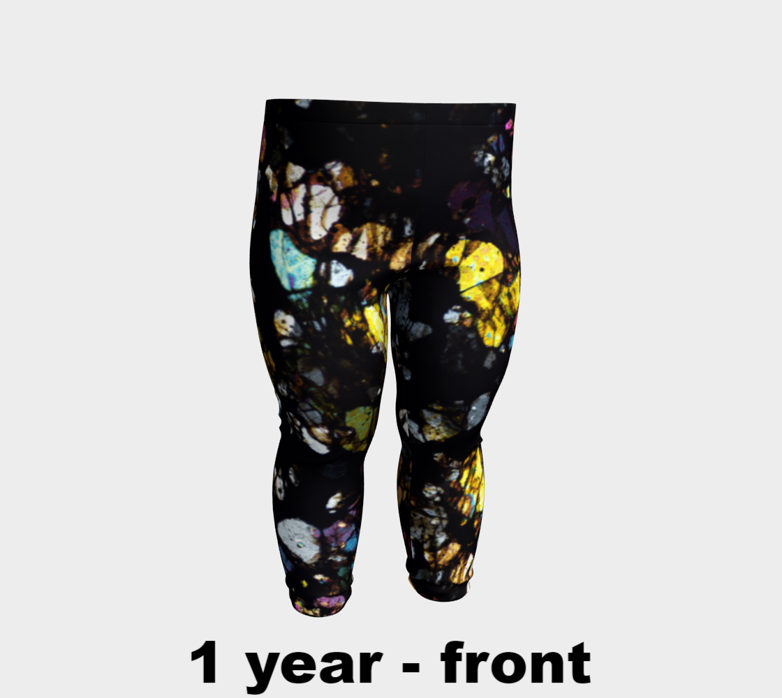 Campo del Cielo Iron Meteorite baby leggings