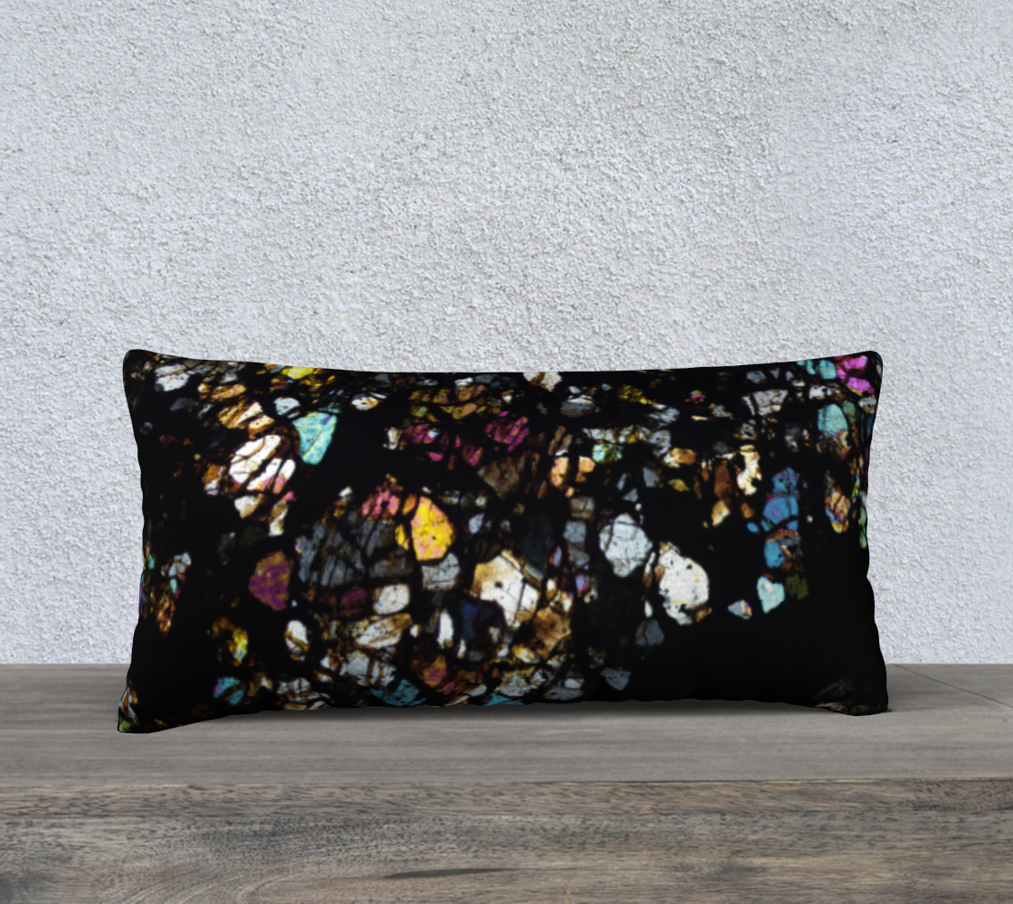 Campo del Cielo Iron Meteorite 24"x12" pillow case