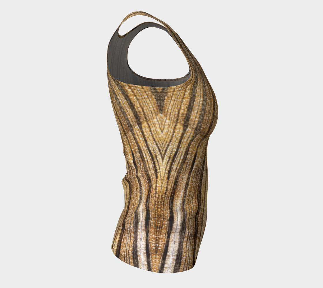Petrified Wood 'Madera' fitted tank top