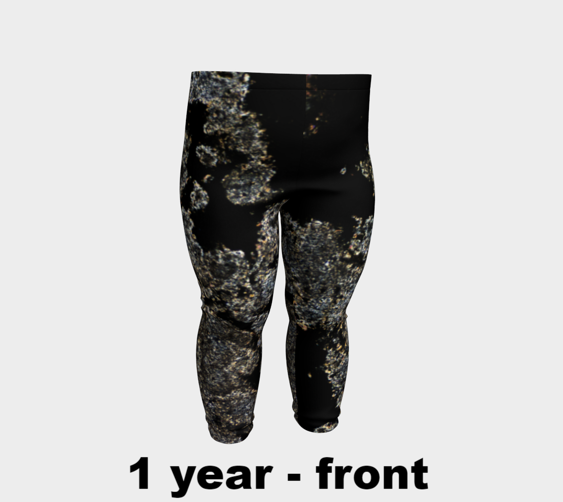 Allende Carbonaceous Chondrite Meteorite CAI baby leggings