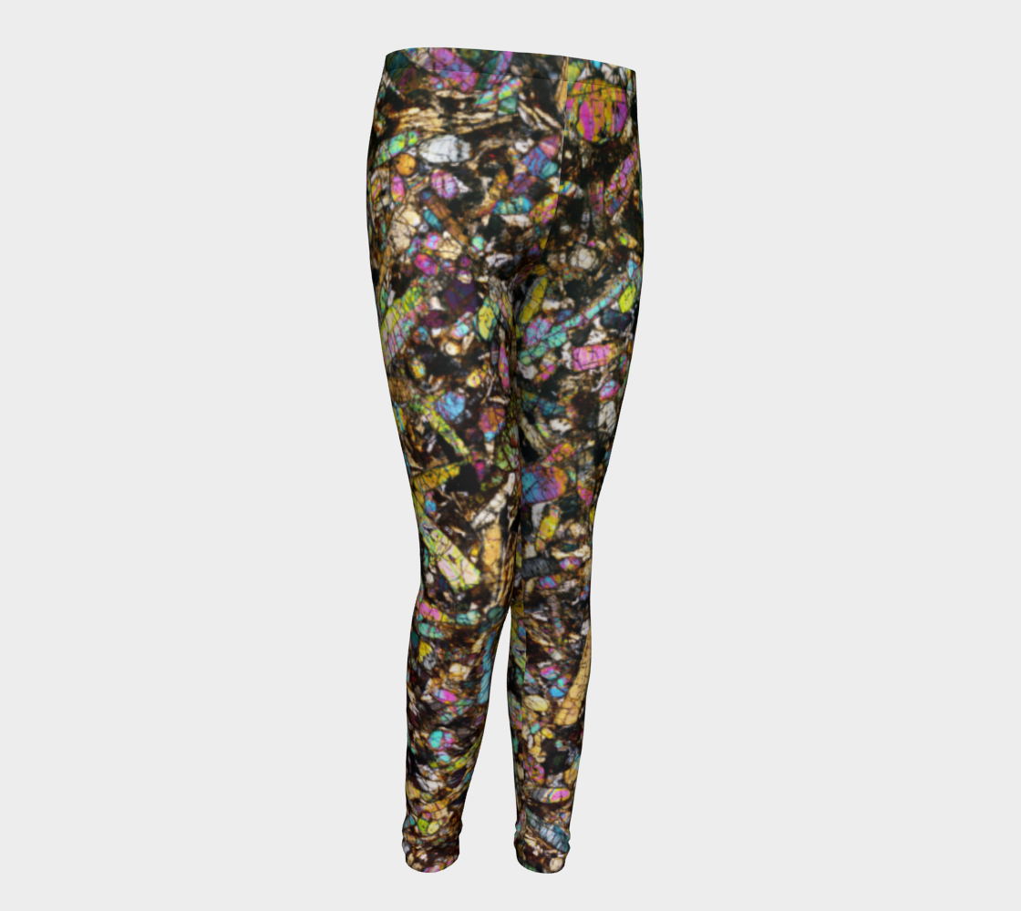 NWA 10153 Martian Nakhlite Meteorite youth leggings