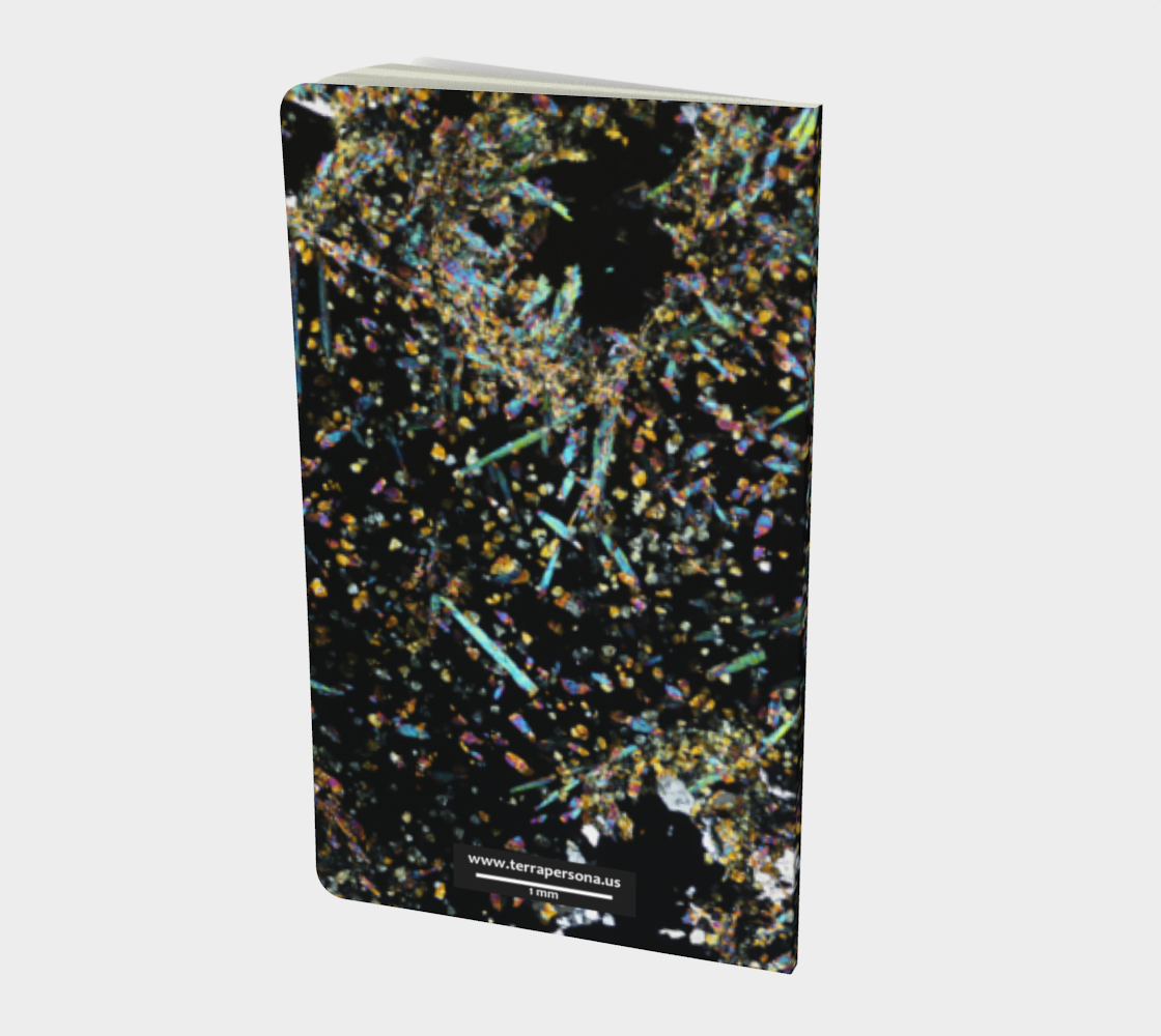 Tourmaline Breccia Pipe (Soledad project, Peru) softcover journal 5" x 8.25"