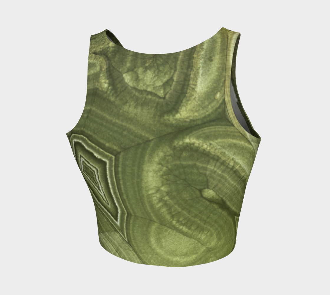 Malachite ‘Verde’ (Bisbee, AZ) athletic crop top
