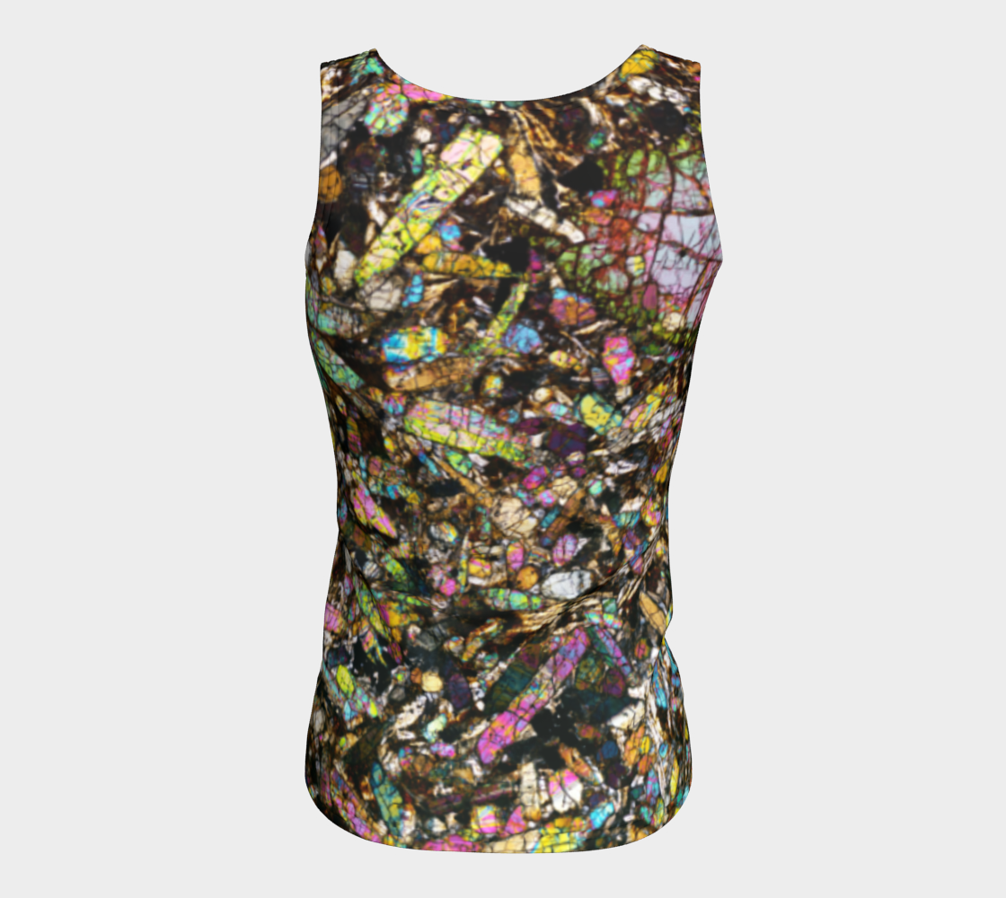 NWA 10153 Martian Nakhlite Meteorite fitted tank top