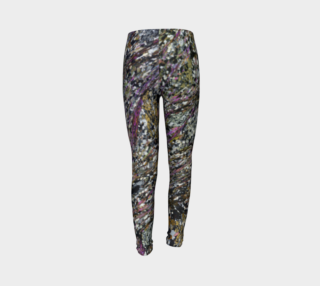 Pelitic Schist (Norumbega Fault System, Maine) youth leggings
