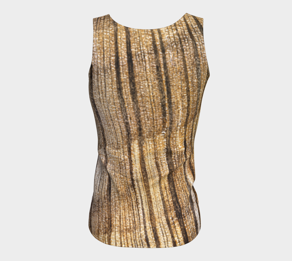 Petrified Wood 'Madera' fitted tank top