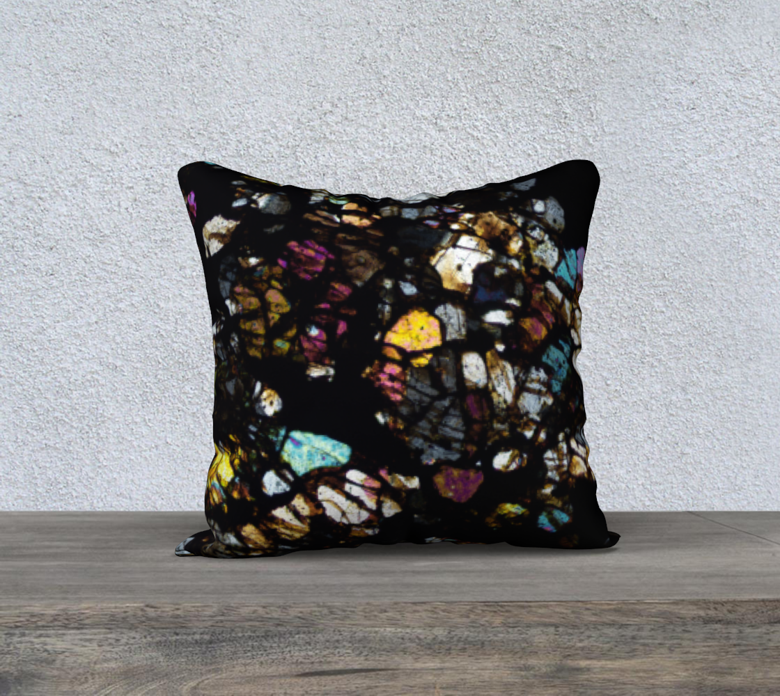 Campo del Cielo Iron Meteorite 18"x18" pillow case