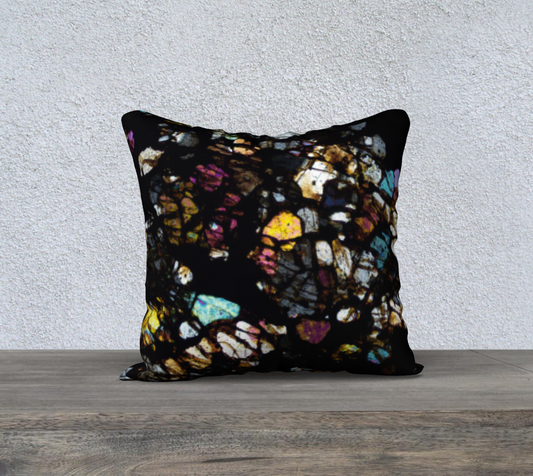 Campo del Cielo Iron Meteorite 18"x18" pillow case