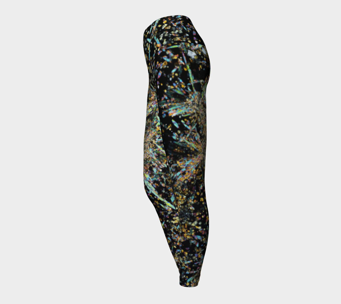 Tourmaline Breccia Pipe (Soledad project, Peru) yoga leggings