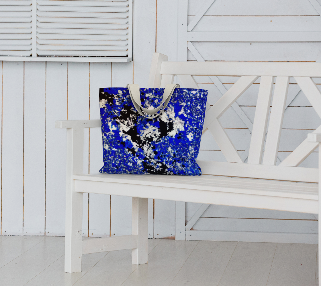 Lapis Lazuli 'Fresco' large tote bag