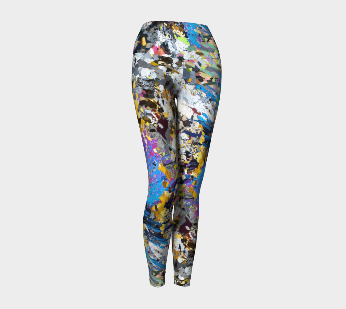 Sillimanite+Phlogopite Metapelite (Oygarden Group-Antarctica) yoga leggings