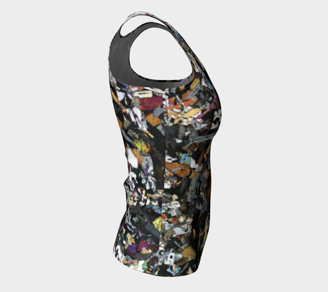 D'Orbigny Angrite Achondrite Meteorite fitted tank top