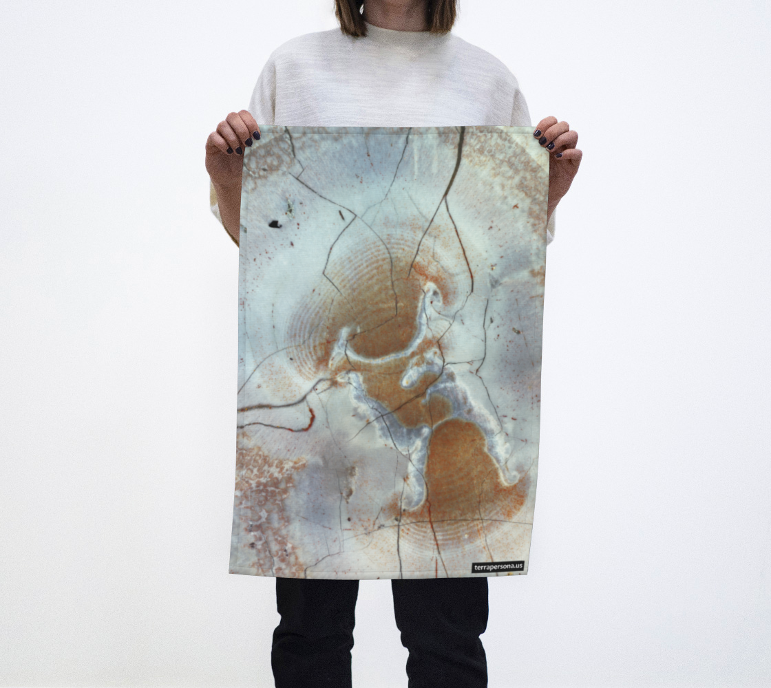 Bird's Eye Rhyolite 'Dream' tea towel