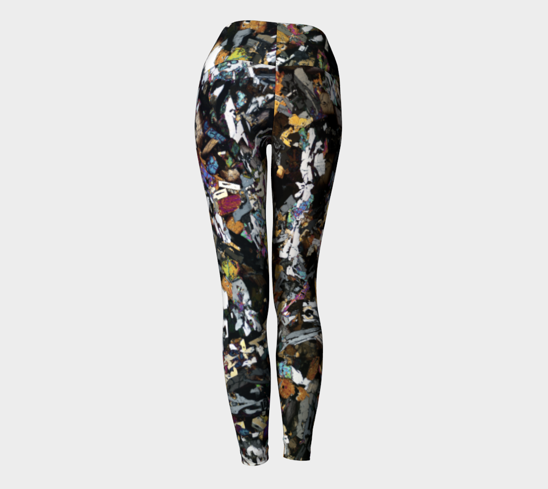 D'Orbigny Angrite Achondrite Meteorite yoga leggings