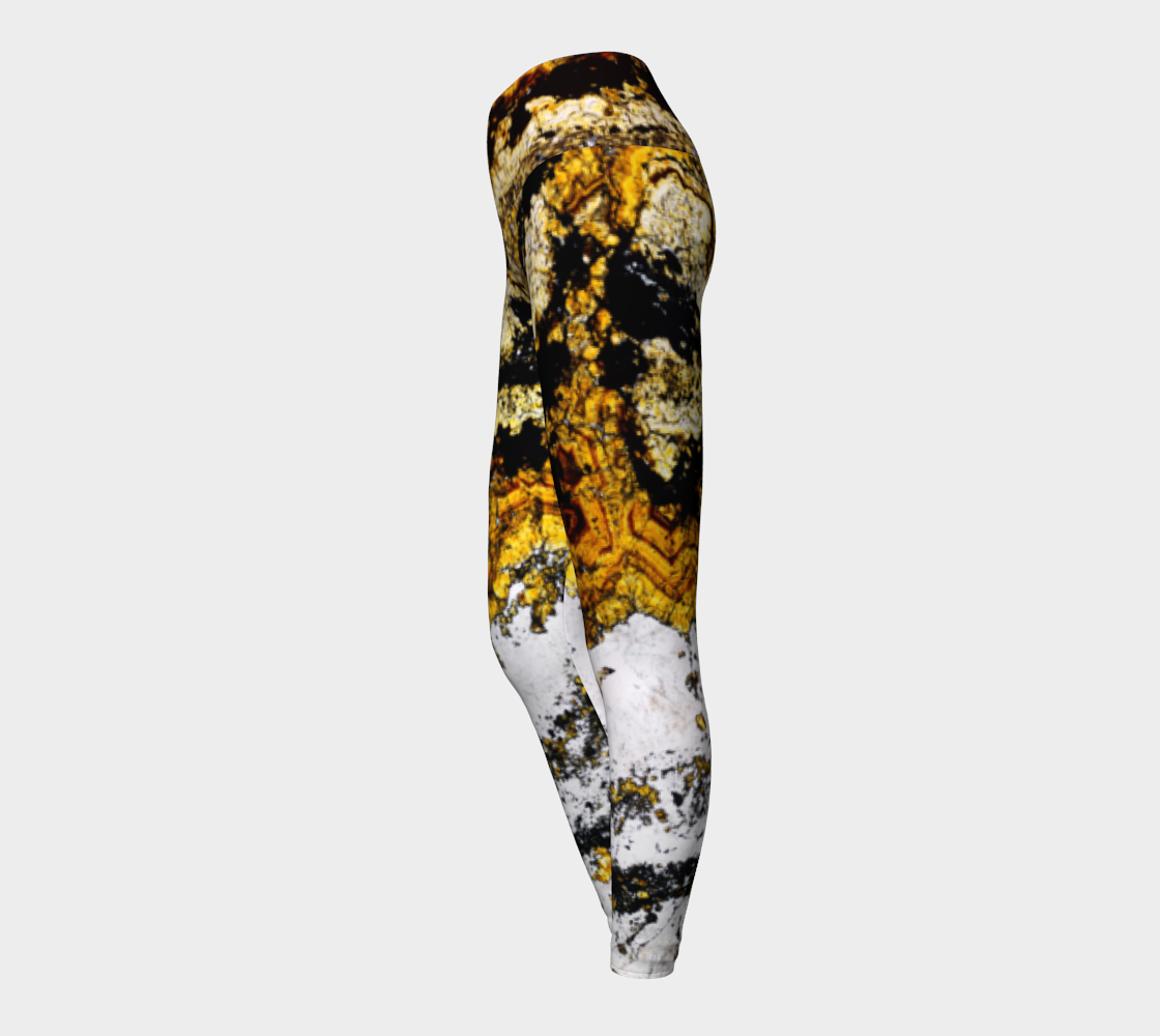 Sphalerite (Red Dog Mine, AK) yoga leggings