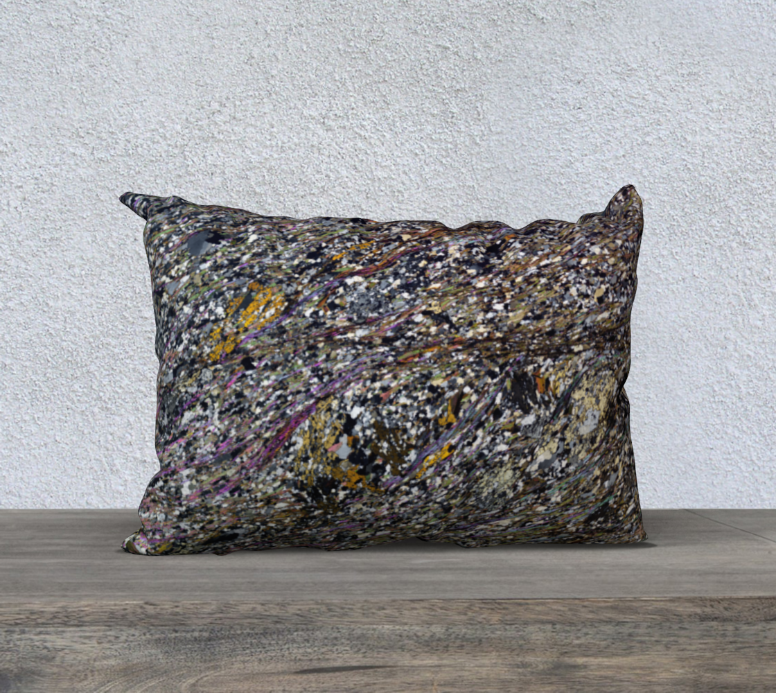 Pelitic Schist (Norumbega Fault System, Maine) 20"X14" pillow case