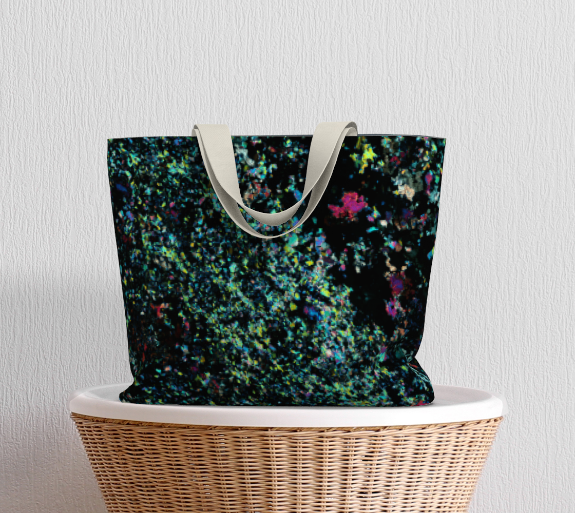 Lapis Lazuli 'Neon Tide' large tote bag