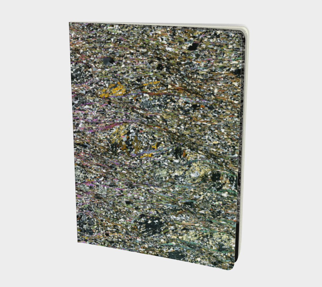 Pelitic Schist (Norumbega Fault System, Maine) softcover journal 7.25" x 10"