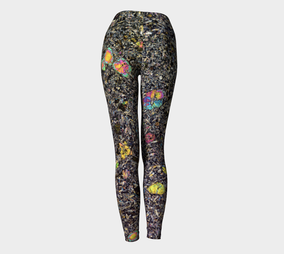 Sueilila 002 Martian Shergottite Meteorite yoga leggings