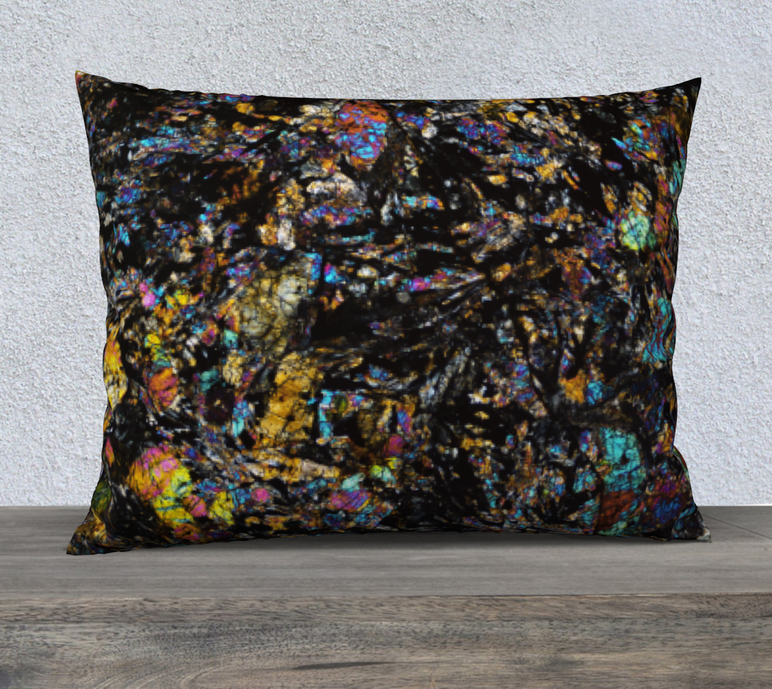 Dhofar 287 Lunar Basalt Meteorite 26"x20" pillow case