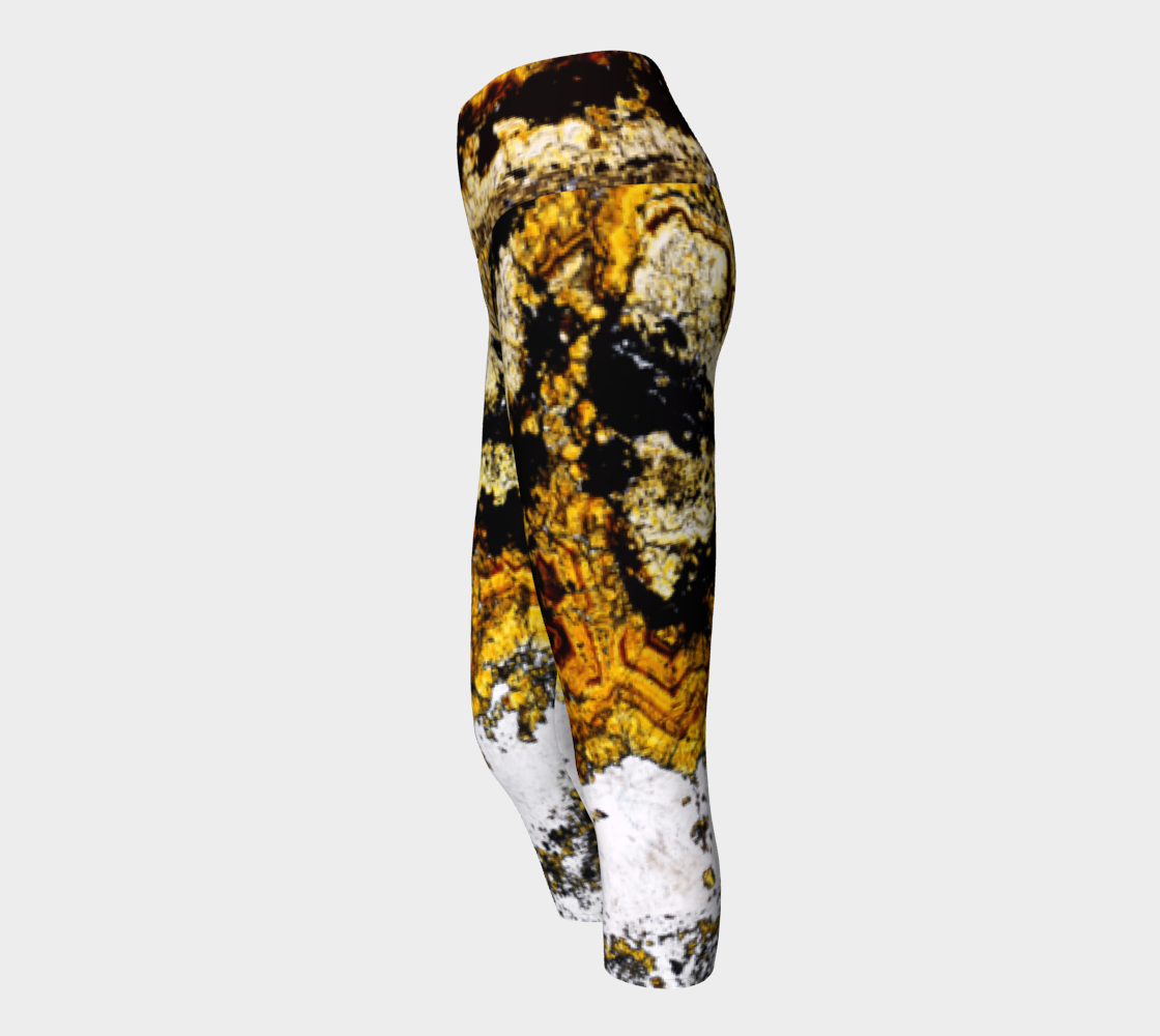 Sphalerite (Red Dog Mine, AK) yoga capris