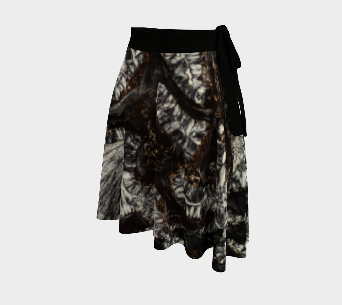 Dinosaur Bone wrap skirt
