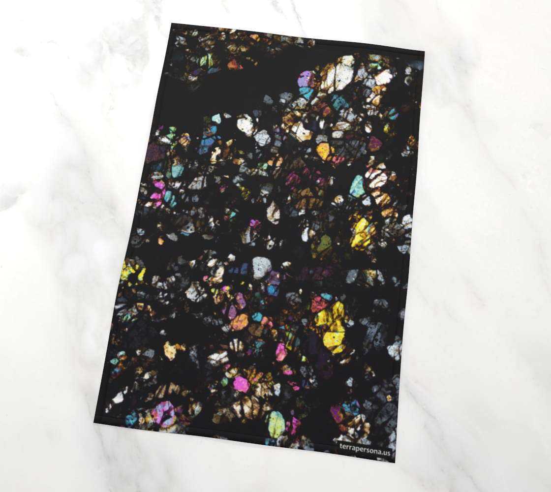 Campo del Cielo Iron Meteorite tea towel