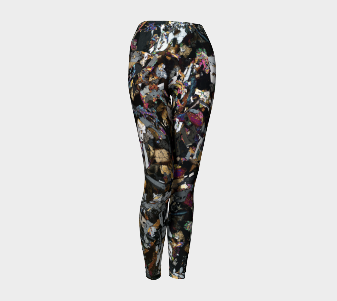 D'Orbigny Angrite Achondrite Meteorite yoga leggings