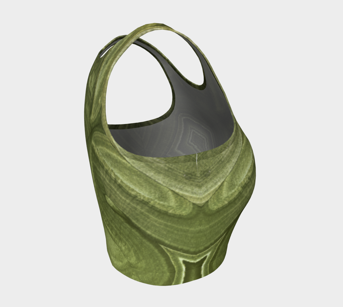 Malachite ‘Verde’ (Bisbee, AZ) athletic crop top