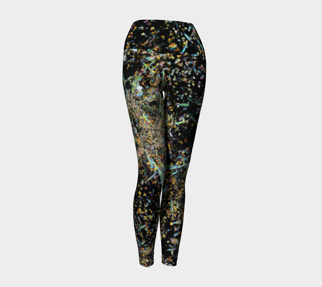 Tourmaline Breccia Pipe (Soledad project, Peru) yoga leggings