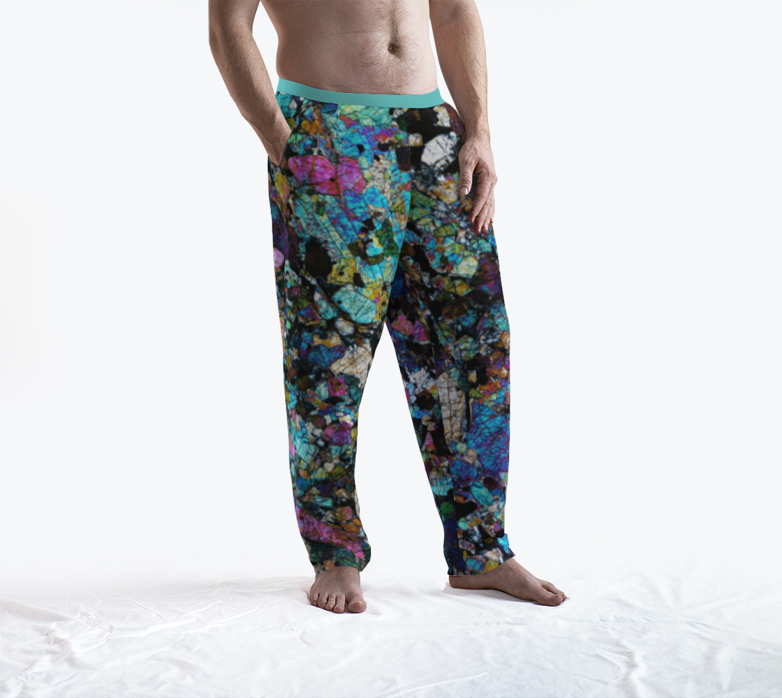 NWA 6950 Lunar Gabbro Meteorite unisex lounge pants