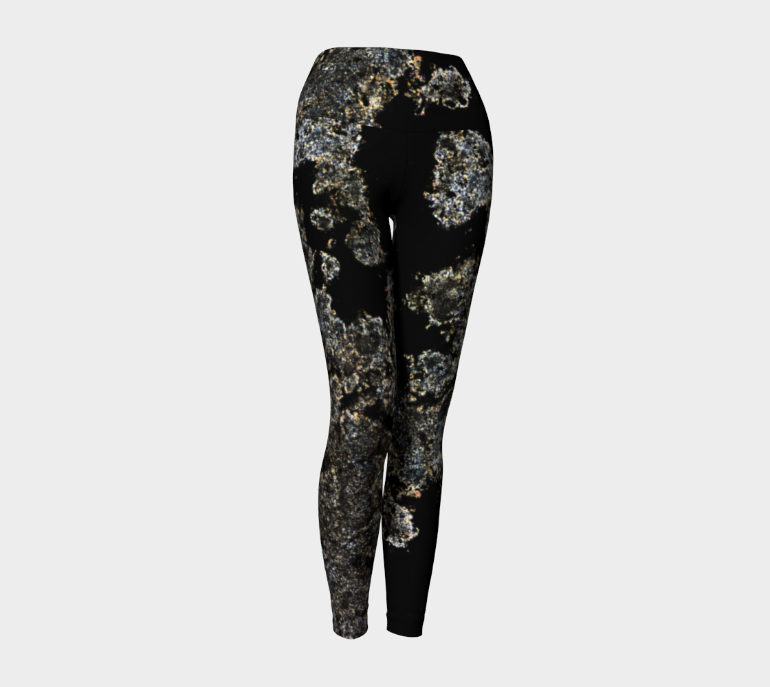 Allende Carbonaceous Chondrite Meteorite CAI yoga leggings