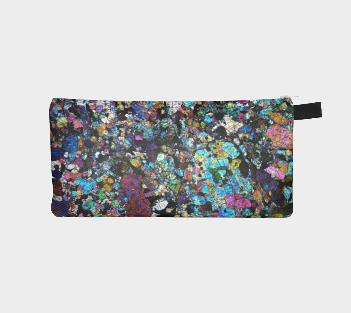 NWA 6950 Lunar Gabbro Meteorite pencil case