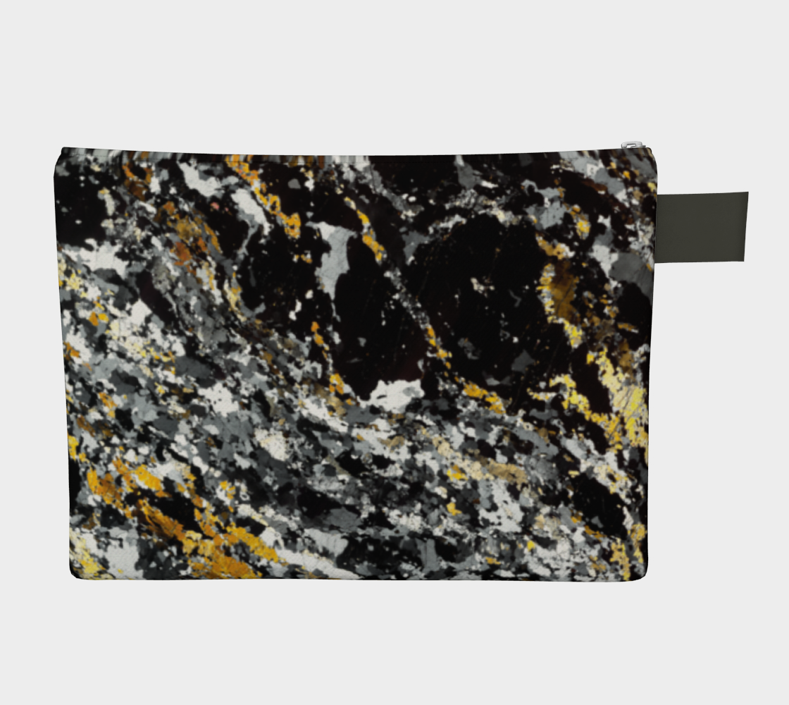 Garnet+Sillimanite Metapelite (Oygarden Group-Antarctica) zipper carry-all