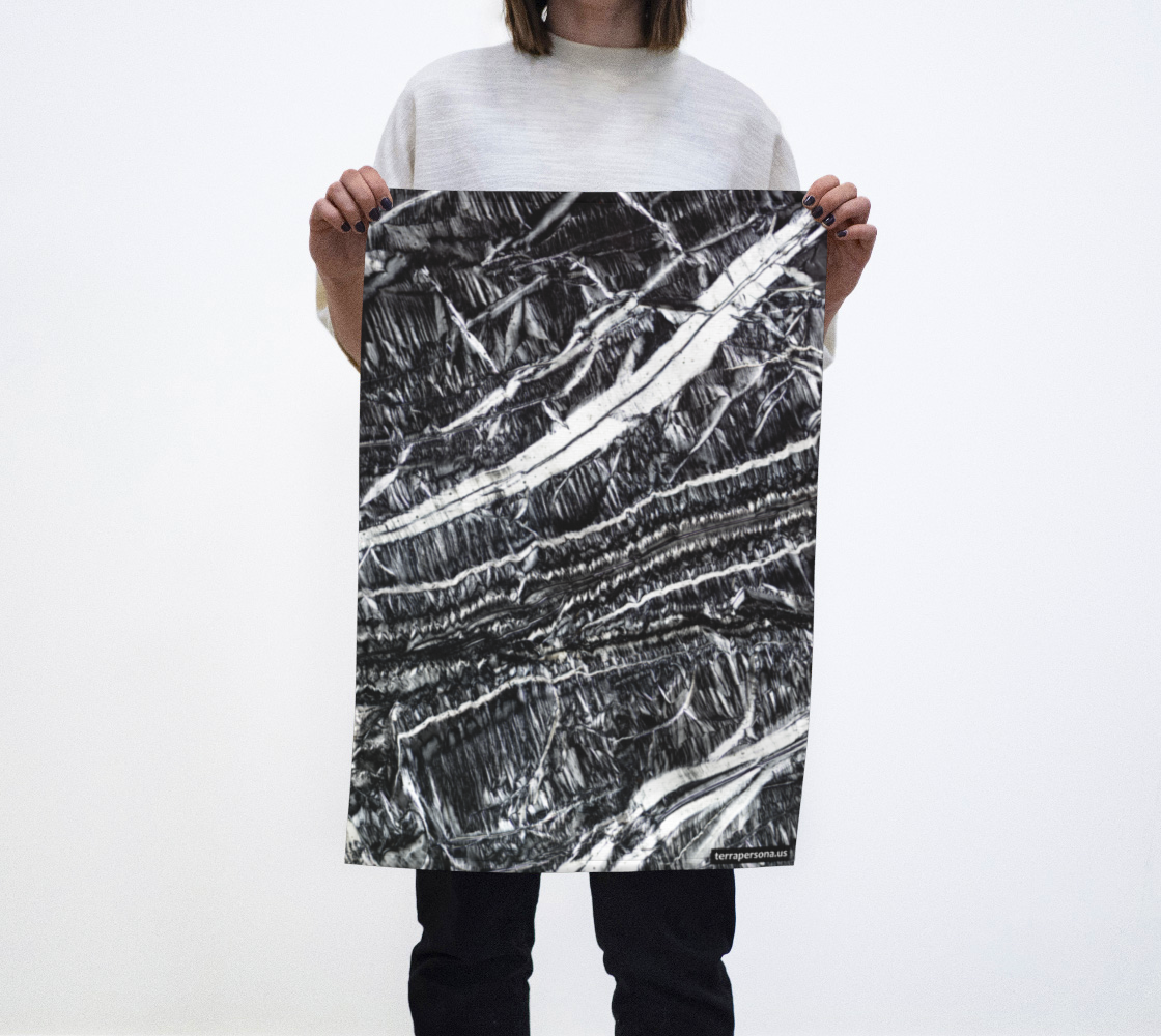 Serpentine from Sloan Kimberlite 'Fierce' tea towel