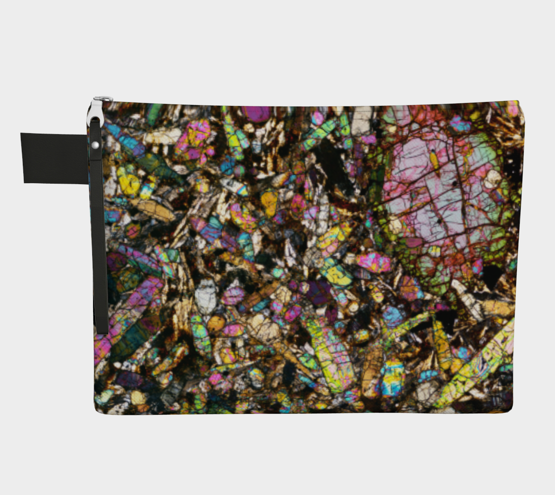 NWA 10153 Martian Nakhlite Meteorite zipper carry-all