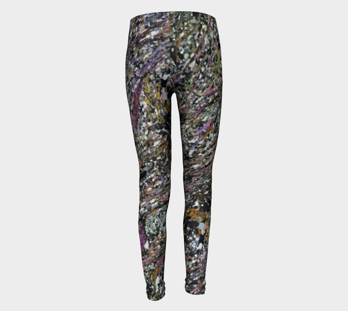 Pelitic Schist (Norumbega Fault System, Maine) youth leggings
